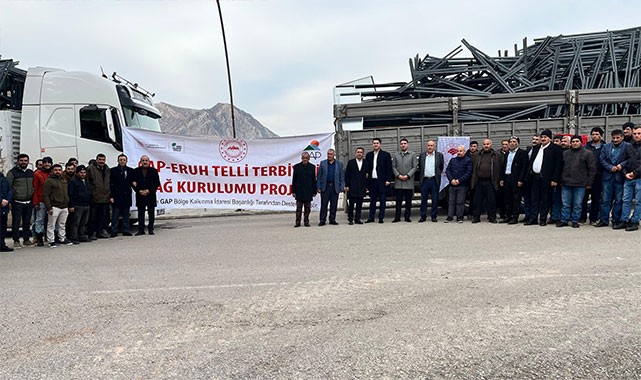 Eruh'ta tarıma büyük destek: 57 dekar alan üretime kazandırıldı