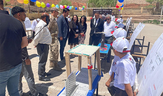 Kaymakam Şenay’dan öğrencilere tam not: “Her bir evladımızın emeğine sağlık”;