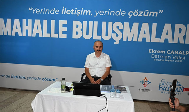 Vali Canalp, Fatih Mahallesi'nin nabzını tuttu: Devlet ile milleti buluşturuyoruz;