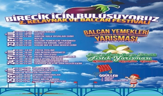 Fırat’ın incisi Birecik’te, ‘Kelaynak ve Balcan Festivali’ başlıyor