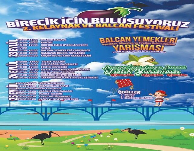 Fırat’ın incisi Birecik’te, ‘Kelaynak ve Balcan Festivali’ başlıyor