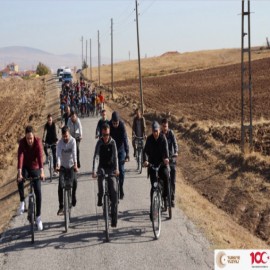 Pedallar Cumhuriyet’in 100. yılı anısına döndü