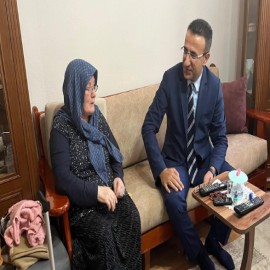 Kaymakamı Akpay, vatandaşlarla bir araya geldi
