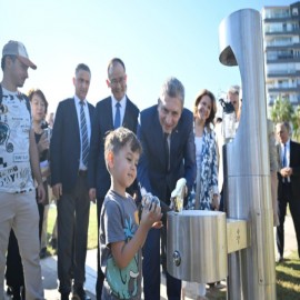 Antalya’nın içme suyu çeşmelerine Çin desteği