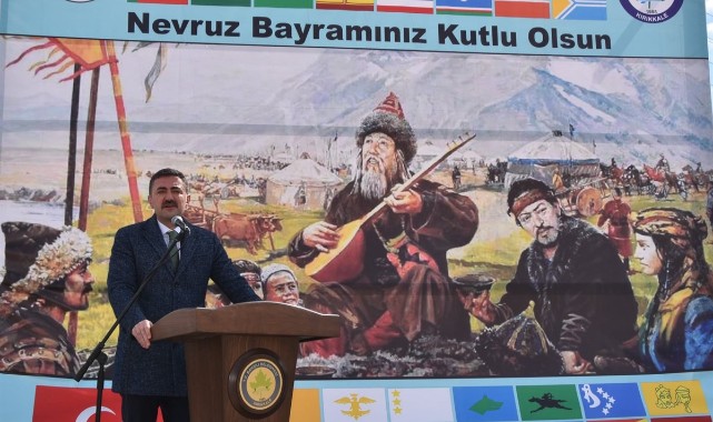 Kırıkkale'de Nevruz ateşi