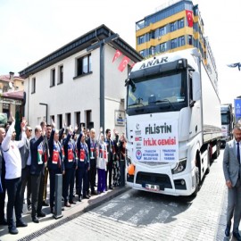 Trabzon'dan Filistin'e yardım eli
