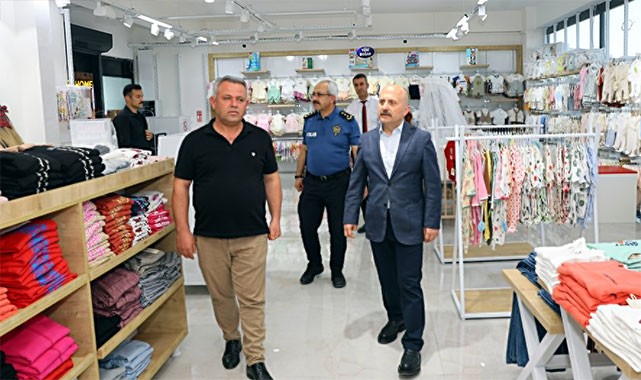 Vali Varol'dan şehir esnafına övgü dolu sözler