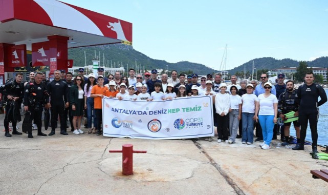 Kemer'de Kaymakamlık koordinesinde Akdeniz’e nefes aldıran dokunuş