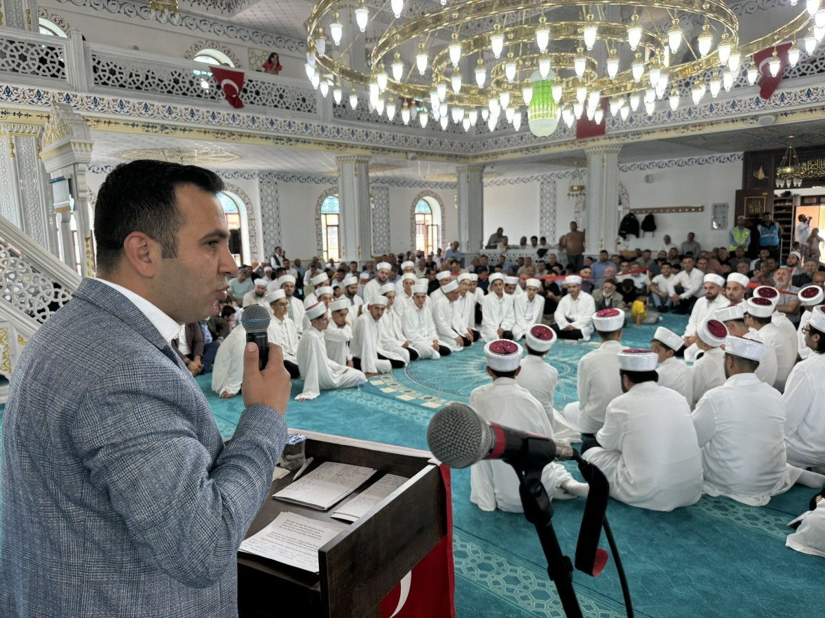 Kaymakam Algın, icazet törenine katıldı