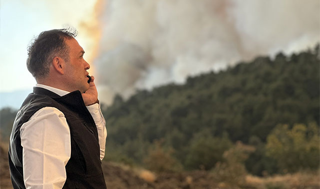 Sakarya'da çıkan yangın Bilecik'e sıçradı: Vali Sözer, sahadan son durumu bildirdi!;