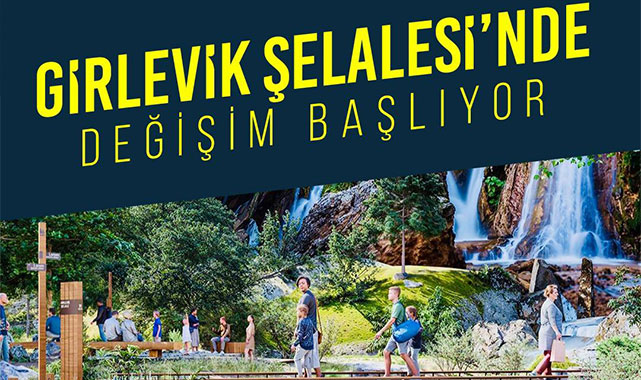 Her yıl binlerce turisti ağırlayan Girlevik Şelalesi, yenileniyor;