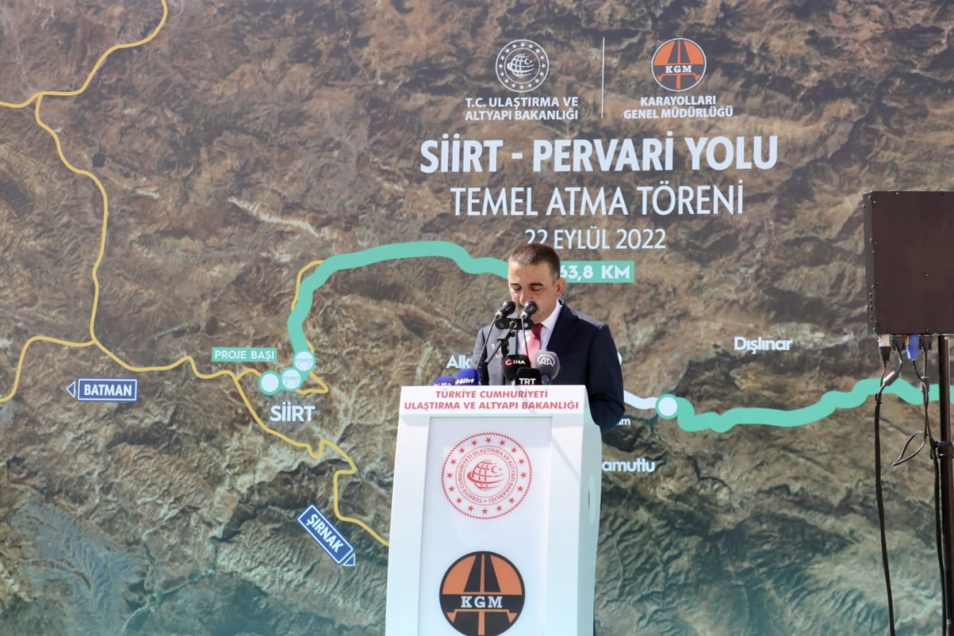 Siirt-Pervari yolunun temeli atıldı;