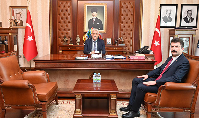 Sulakyurt'a atanan Kaymakam Demir, Vali Makas'ı ziyaret etti;
