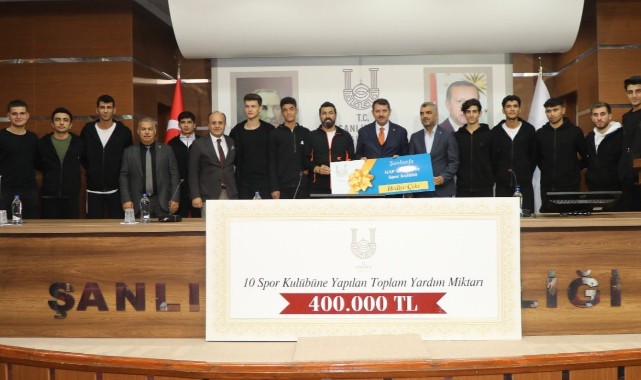 Amatör spor kulüplerine 400 bin lira destek