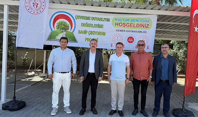 Kemerli öğrenciler değerlerine sahip çıktı;