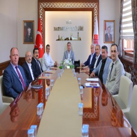 Bayburt OSB’de yatırım ve altyapı çalışmaları masaya yatırıldı