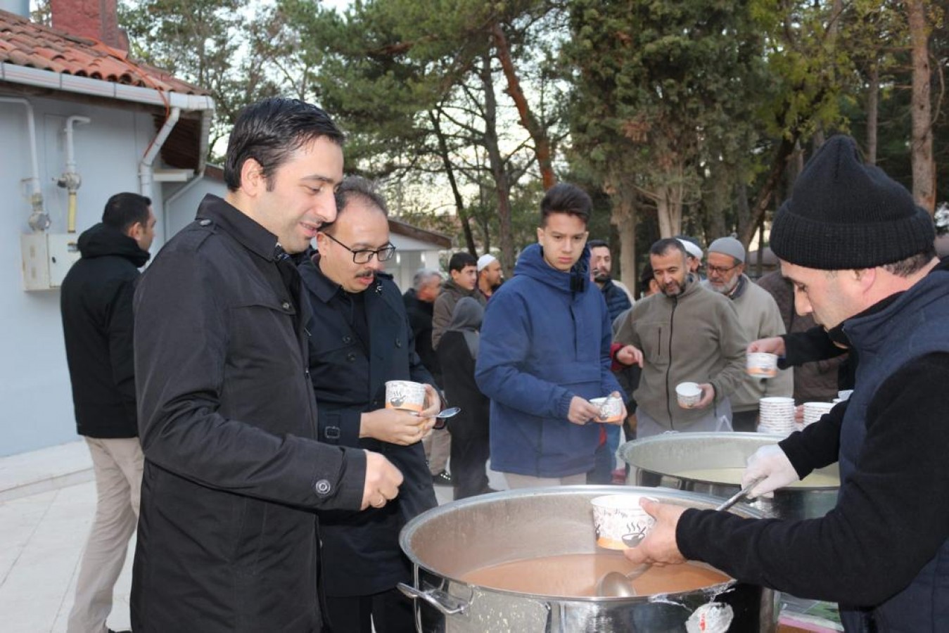 Sabah namazı sonrası çorba ikramı