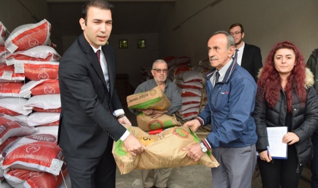 Çiftçilere yüzde 50 hibeli buğday tohumu dağıtıldı