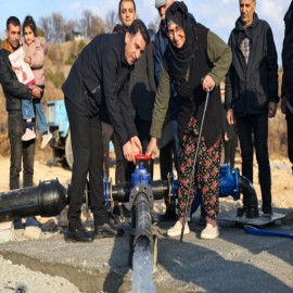 Tunceli'nin içme suyu problemi tek tek çözülüyor, yüzler gülüyor