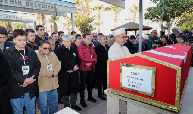 Hatay şehidini uğurladı