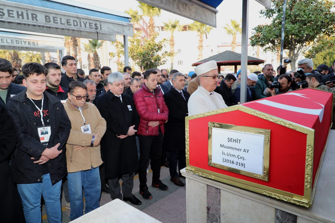 Hatay şehidini uğurladı;