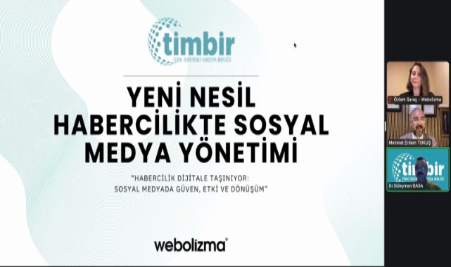 TİMBİR'den gazetecilere dijital habercilik eğitimi: