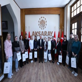 Aksaray’da Gagavuz Türkü soydaşlar valilikte ağırlandı