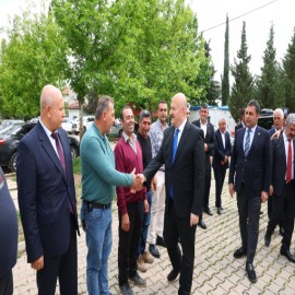 Adıyaman Valisi Abdullah Küçük Gölbaşı’nda muhtarlarla buluştu
