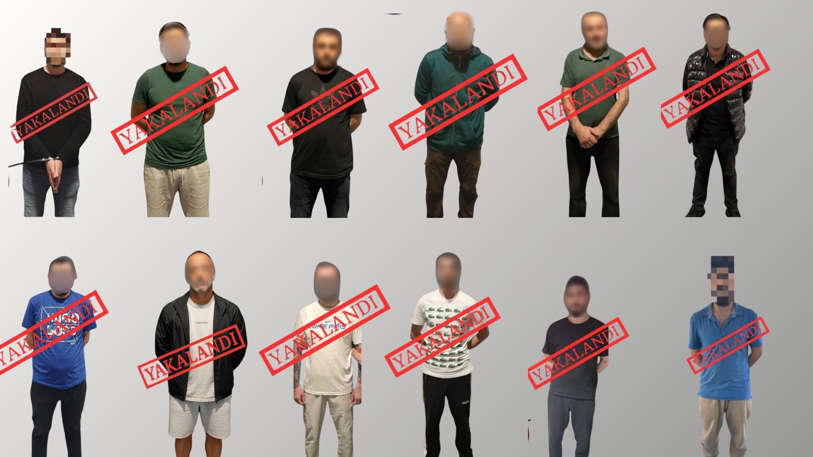 Kırmızı bültenle aranan 11 kişi Türkiye’ye getirildi;