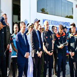 Antalya’da gerçeğini aratmayan hortum tatbikatı
