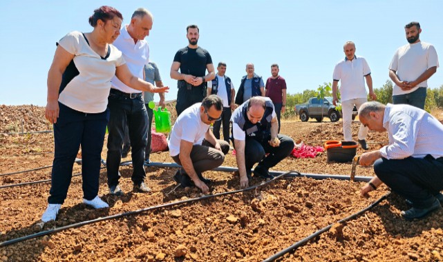 Kaymakam Çakır Anıttepe Ekolojik Tarım Merkezi’nde incelemelerde bulundu