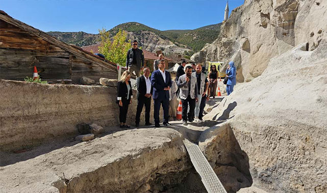 Mahkemeağcin'de restorasyon çalışmaları başladı;