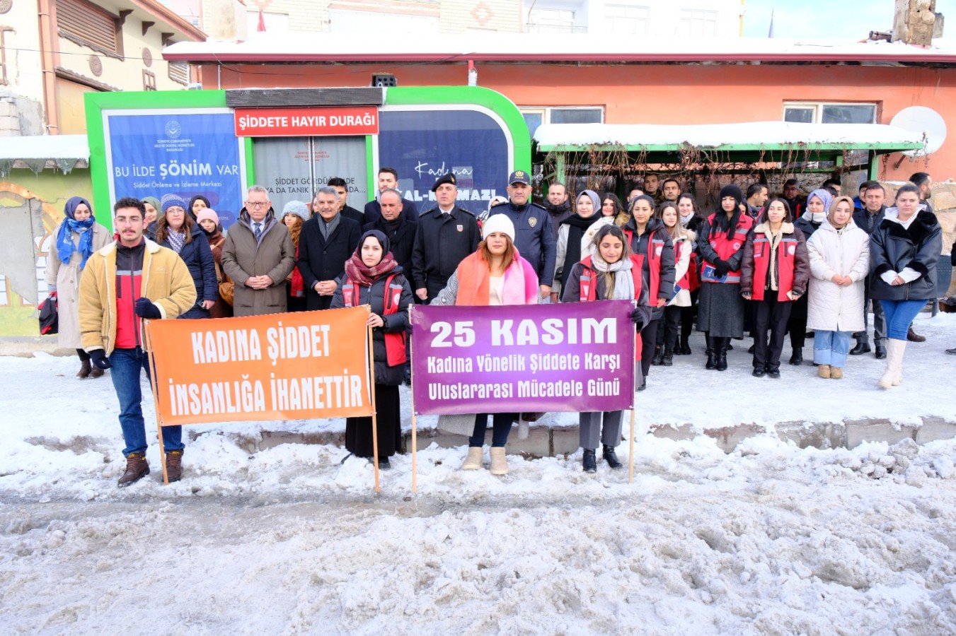 Yozgat'ta "Kadına Şiddete Hayır Durağı" açıldı;