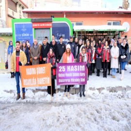 Yozgat'ta "Kadına Şiddete Hayır Durağı" açıldı