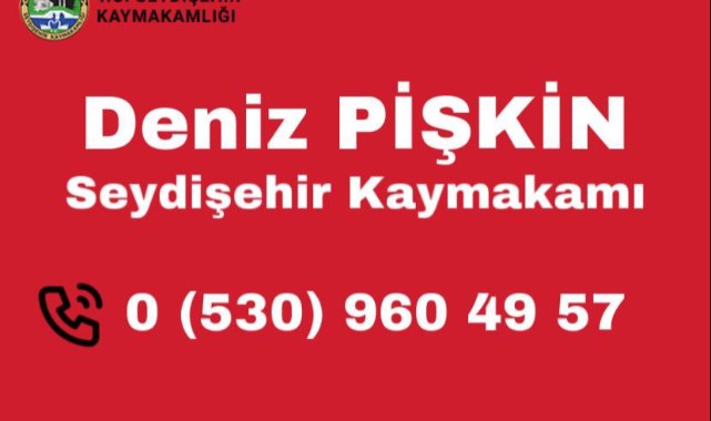 Kaymakam şahsi cep telefon numarasını paylaştı