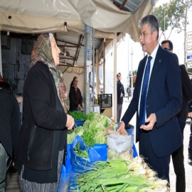 Vali Yavuz, ilçedeki esnaftan övgüyle söz etti