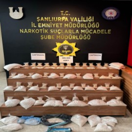 Şanlıurfa emniyetinden dev uyuşturucu operasyonu