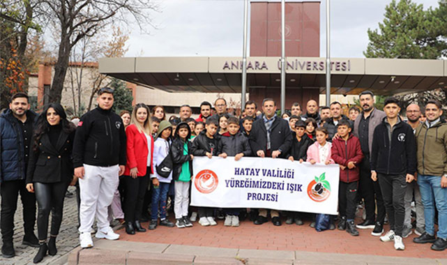 Altınözü'nden Ankara'ya uzanan yolculuk: 'Yüreğimizdeki Işık Projesi' gençlere destek oluyor;