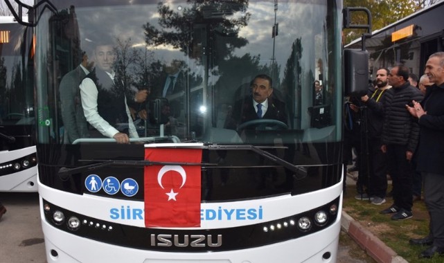 Siirt Belediyesi araç filosuna 11 otobüs daha kattı