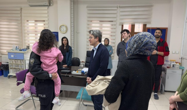 Kaymakam Arıkan, Bekir Tiryakioğlu İlçe Hastanesi’nde incelemelerde bulundu