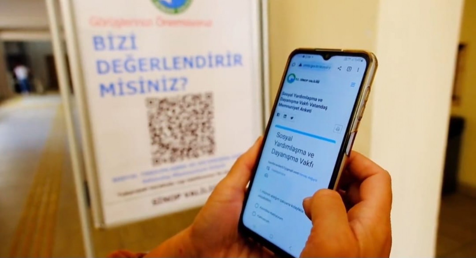 QR kodunu okut, Sinop'u değerlendir