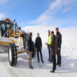 "Kar kaplanlarımızın çalışmaları sürüyor"