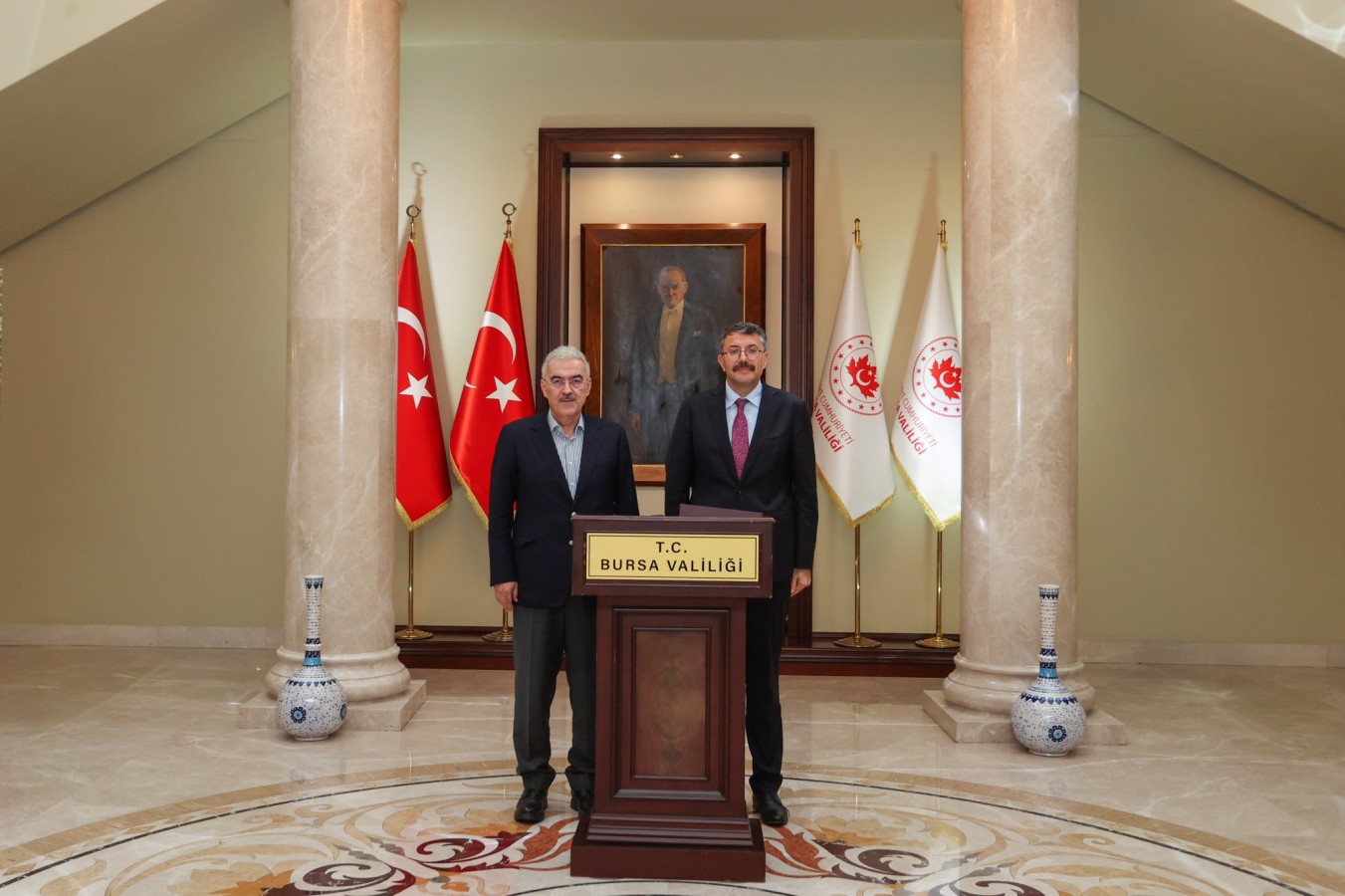 Bakan Yardımcısı Çelik ve Vali Ayyıldız bir araya geldi