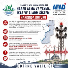 Edirne’de yaşayanlar dikkat! Valilik uyardı