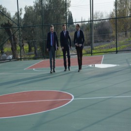 Spor yatırımlarını inceledi