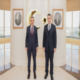 "Değerli meslek büyüğüm, belediyemizde misafirimizdi"