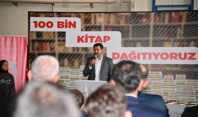 100 bin kitap öğrencilerle buluştu