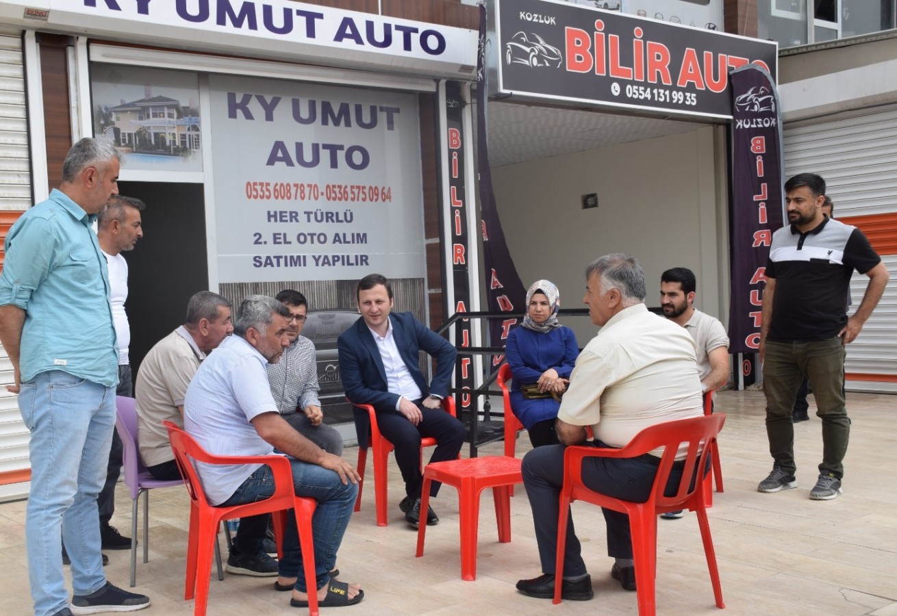 Ekonominin temel taşı esnafla hasbihal