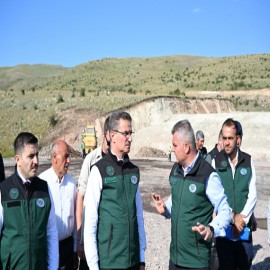 Erzurum’da Küçüktüy Barajı 11 bin dönüm araziye can suyu olacak