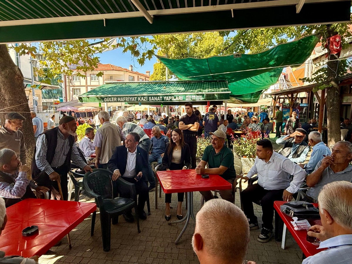 Kaymakamdan samimi sohbet;